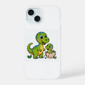Dinosaurier iPhone 15 Hülle (Rückseite)