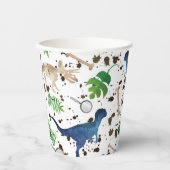 Dinosaurier jagen! Dinosaurier auf Safari Boys Kid Pappbecher (Vorderseite)