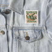 Dinosaurier-JägerTriceratops Button (Beispiel)