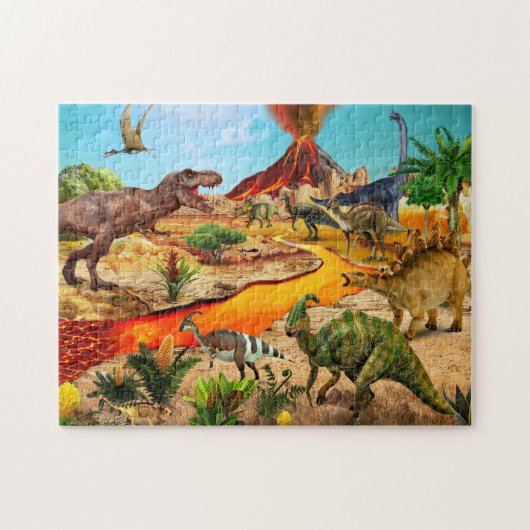 Dinosaurier Jigsaw Puzzle Tyrannosaurus Geschenk f (Horizontal)