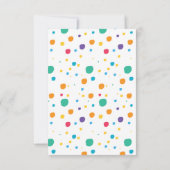 Dinosaurier Junge 3. Geburtstag Einladung (Rückseite)