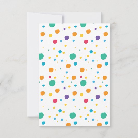 Dinosaurier Junge 3. Geburtstag Einladung (Rückseite)