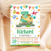Dinosaurier Junge 3. Geburtstag Einladung