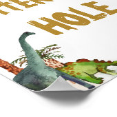 Dinosaurier Jurassic Geburtstagsparty Watering Hol Poster (Ecke)