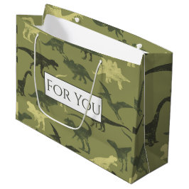 Dinosaurier Jurassic Muster für Sie große Geschenk Große Geschenktüte