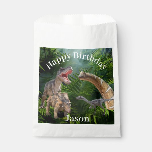 Dinosaurier Jurassic World Geschenktütchen (Vorderseite)