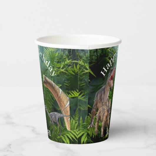 Dinosaurier Jurassic World Pappbecher (Rechts)