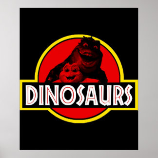 Dinosaurier-Jurrasienstil Poster