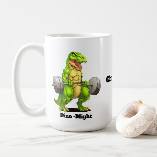 Dinosaurier Kaffeetasse (Mit Donut)