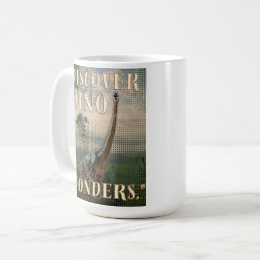 Dinosaurier Kaffeetasse (Vorderseite Links)
