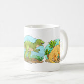 Dinosaurier Kaffeetasse (VorderseiteRechts)