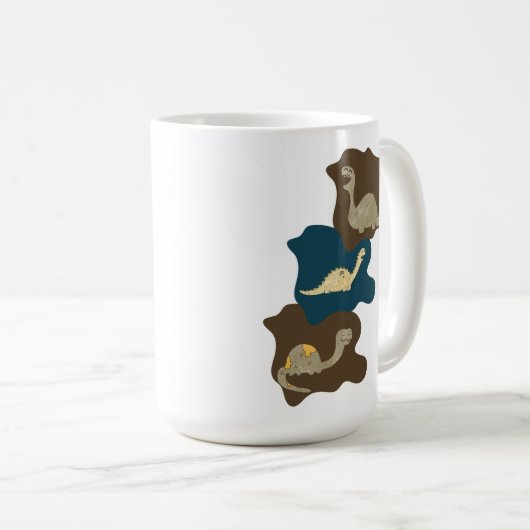 Dinosaurier Kaffeetasse (VorderseiteRechts)