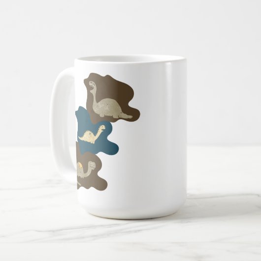 Dinosaurier Kaffeetasse (Vorderseite Links)