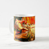 Dinosaurier Kaffeetasse (Vorderseite Links)