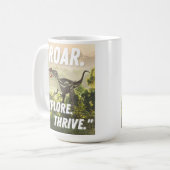 Dinosaurier Kaffeetasse (Vorderseite Links)