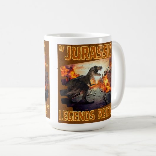 Dinosaurier Kaffeetasse (VorderseiteRechts)