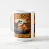 Dinosaurier Kaffeetasse (Vorderseite Links)