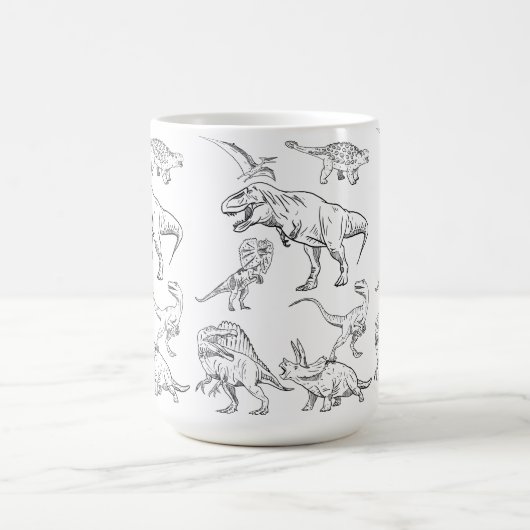 Dinosaurier Kaffeetasse (Mittel)