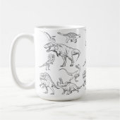 Dinosaurier Kaffeetasse (Links)