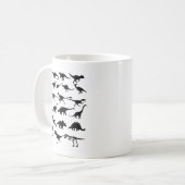Dinosaurier Kaffeetasse (Vorderseite Links)