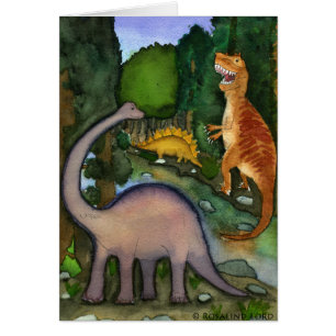 Dinosaurier-Karte