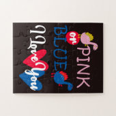 Dinosaurier Keeper der Gender Baby Reveal Puzzle (Horizontal)