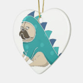 Dinosaurier Keramik Ornament (Links)