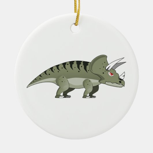 Dinosaurier Keramik Ornament (Vorne)