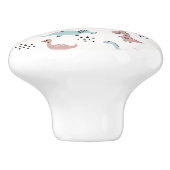 Dinosaurier Keramik Pull Keramikknauf (Seitenansicht)