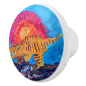 Dinosaurier Keramikknauf (Rechts)