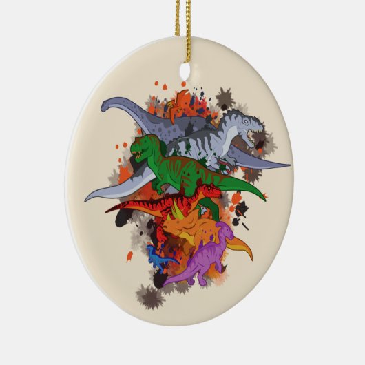 Dinosaurier Keramikornament (Rechts)