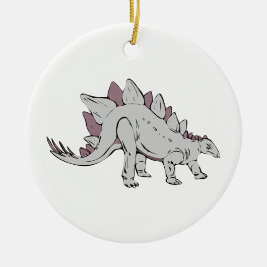 Dinosaurier Keramikornament (Vorne)