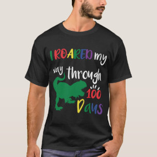 Dinosaurier Kid ich bin durch 100 Tage der SC geri T-Shirt