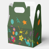 Dinosaurier kids Party Geschirr Geschenkschachtel (Geöffnet)