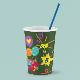 Dinosaurier kids Party Geschirr Pappbecher