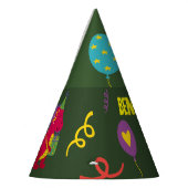 Dinosaurier kids Party Geschirr Partyhütchen (Links)