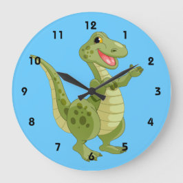 Dinosaurier Kids Wall Clock Große Wanduhr