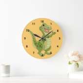 Dinosaurier Kids Wall Clock Große Wanduhr (Zuhause)