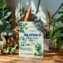 Dinosaurier-Kinder-Geburtstagsfeier