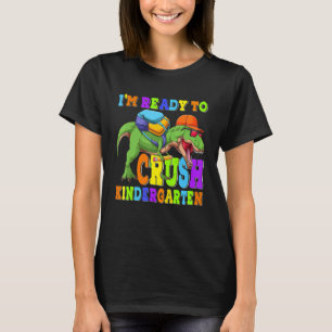 Dinosaurier Kinder ich bin bereit, den Kindergarte T-Shirt