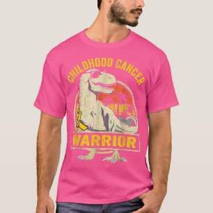 Dinosaurier Kinder Krebs-Krieger im September Wir T-Shirt