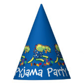 Dinosaurier-Kinder-Pajama-Party Partyhütchen (Vorderseite)