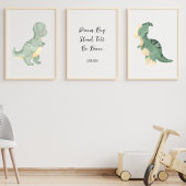 Dinosaurier Kinderzimmer Kunst, Personalisierter T Bilderwand Sets