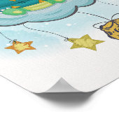 Dinosaurier Kinderzimmer Print Dino Kids Room Post Poster (Ecke)