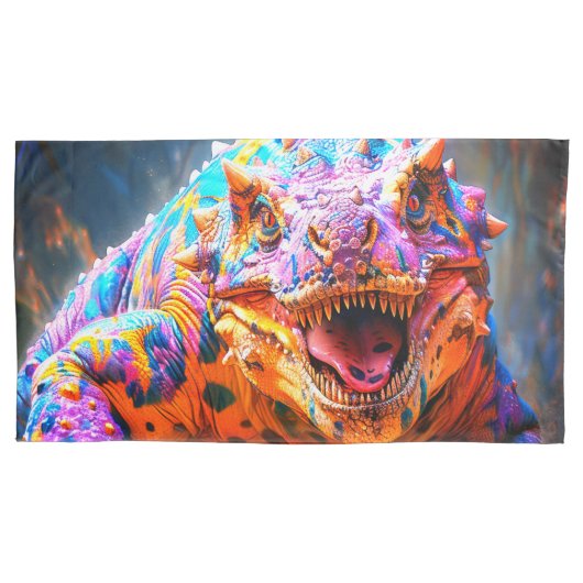 Dinosaurier Kissenbezug (Vorderseite)