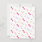 Dinosaurier-Klassenzimmer Valentintagskarte Mitteilungskarte (Rückseite)