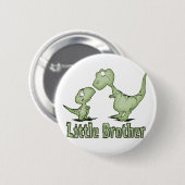Dinosaurier Kleiner Bruder Button (Vorne & Hinten)