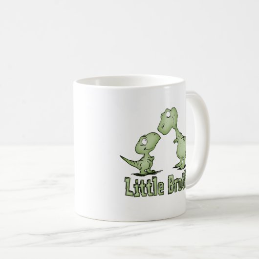 Dinosaurier Kleiner Bruder Tasse (VorderseiteRechts)