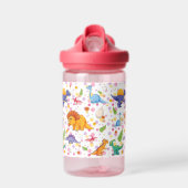 Dinosaurier Kleinkind personalize Name Dable Trinkflasche (Vorne)