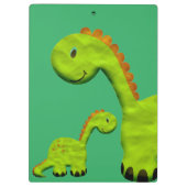 Dinosaurier Klemmbrett (Rückseite)